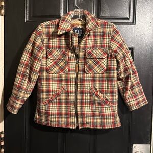 Kid’s Gap Plaided Sherpa Wool Jacket
